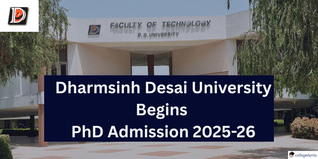 Dharmsinh Desai University Begins PhD Admission 2025-26; Apply by Dec 20 @ddu.ac.in